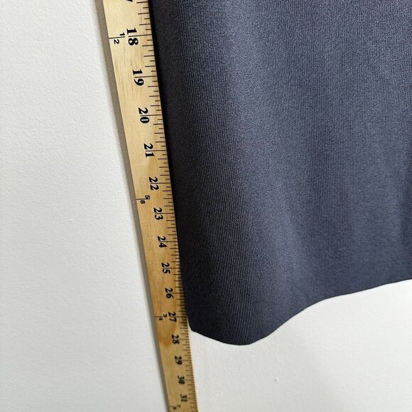 MM. LAFLEUR Skirt Size Small Harlem 2.0 Stretch Knit Foldover Waist Gray - Picture 8 of 9